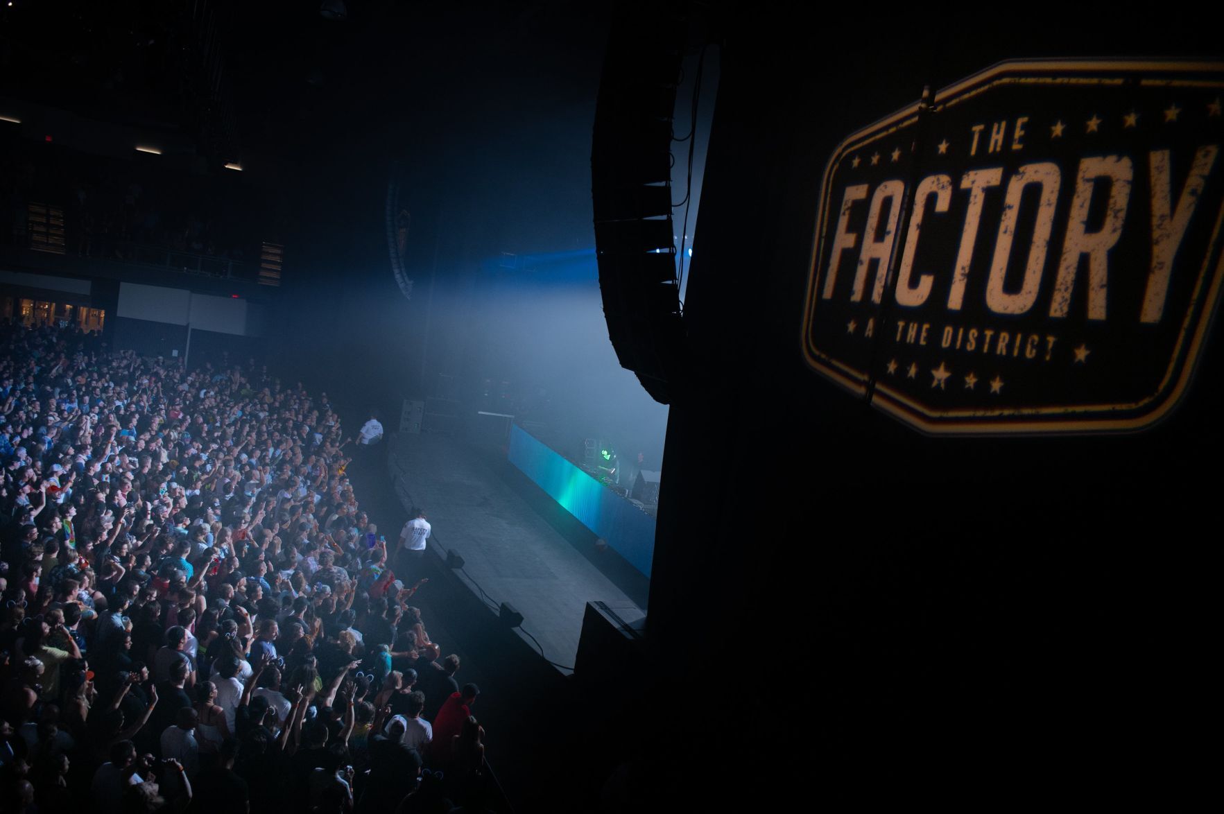Deadmau5 performs at the Factory's grand opening